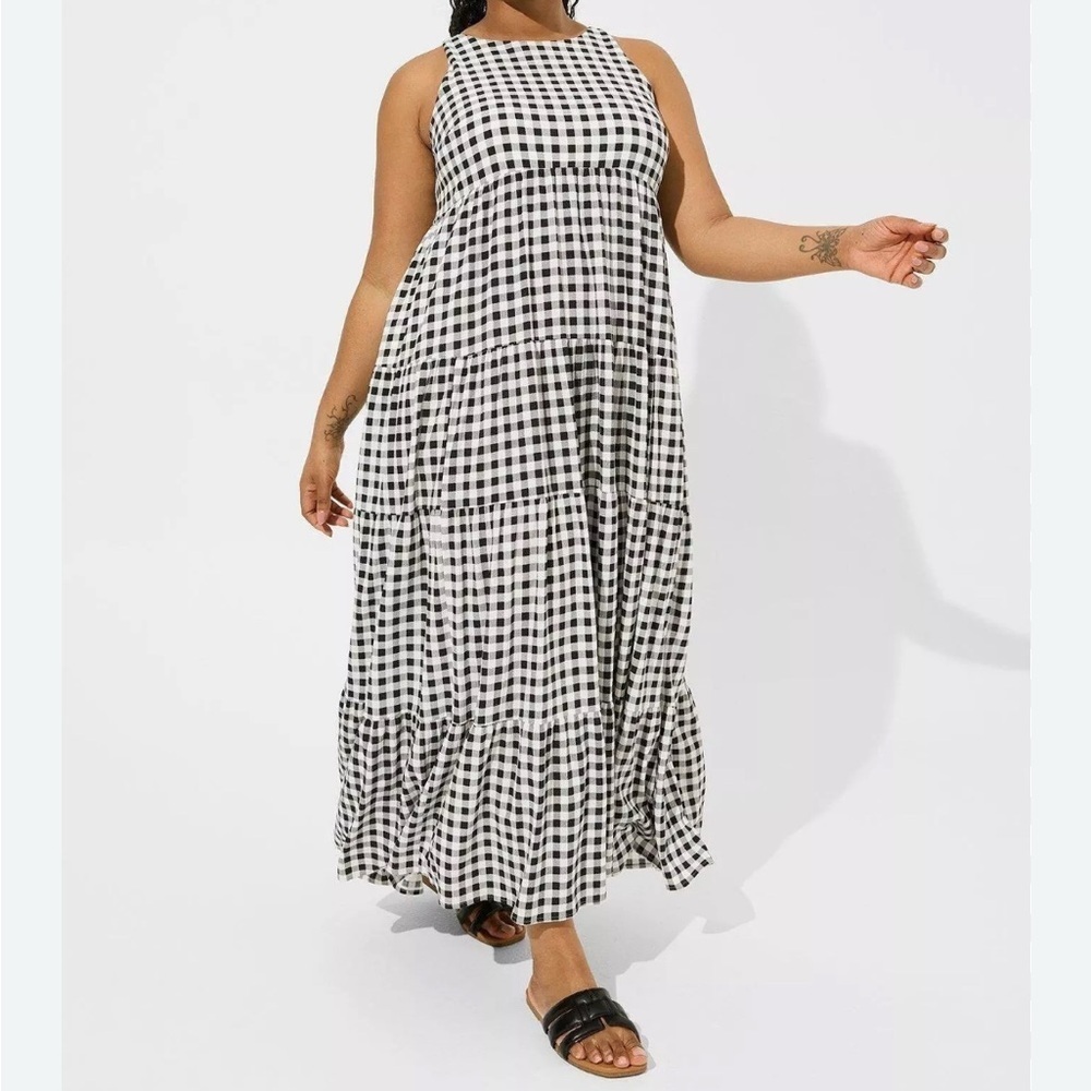 torrid boho dresses | | Torrid Gingham Tiered Maxi Dress High Neck Halter Size Collection: REdraft JANUARY 25 Taylor Swift blooms in Color:Desert_Rose